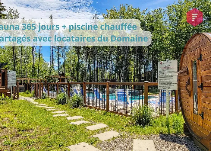La Fleur Urbaine De Portneuf : 2.5 Bathrooms, Hot Tub, Sauna And Pool
